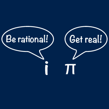 Motiv Mathe Witz Design mit I und Pi