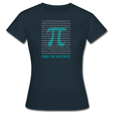 Mathe LK T-Shirt - Pi Finde den Fehler 3.14 - Mathe Genie - Zahl Nerd