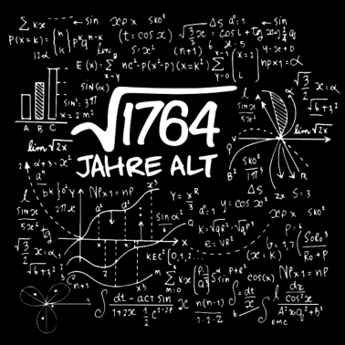 Motiv WURZEL 1764 = 42 JAHRE MATHE GEBURTSTAG GESCHENK