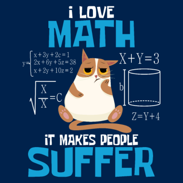 Motiv Ich Liebe Mathe Menschen Leiden