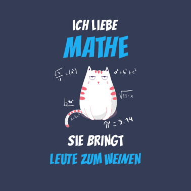 Motiv Mathe Katze Mathematik Kater Geschenkidee