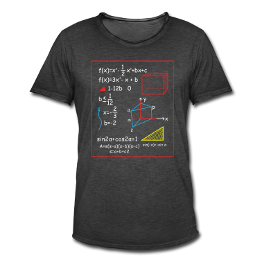 Mathe LK T-Shirt - Math-Spickzettel Mathematikerin oder Nerd- Geschen