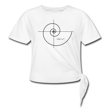 Mathe LK T-Shirt - logarithmische spirale (mathe nerd)