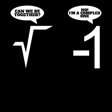 Motiv can we be together no it is complex mathe spruch