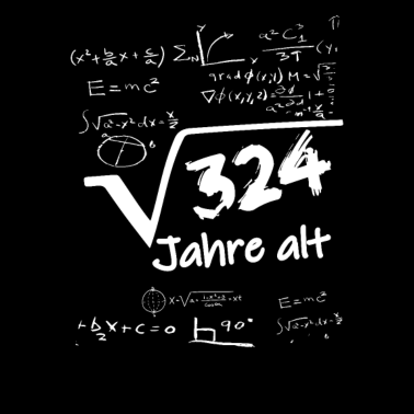 Motiv 18 Geburtstag Mathematik Mathe Abitur Geschenk