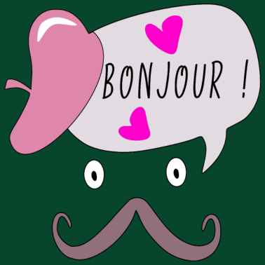 Motiv FRANZÖSISCHE SPRACHE LERNEN BONJOUR FRANKREICH