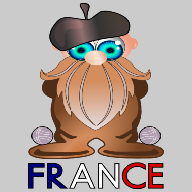 Motiv FRANCE OPA FRANZÖSISCHER GROßVATER VOLLBART