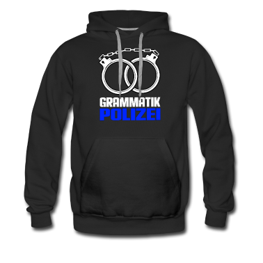 Deutsch LK Hoodie - Grammatik Polizei - Deutschlehrer Geschenkidee