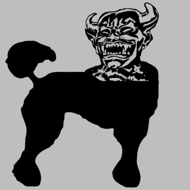 Motiv Goethe Faust -Pudel Mephisto