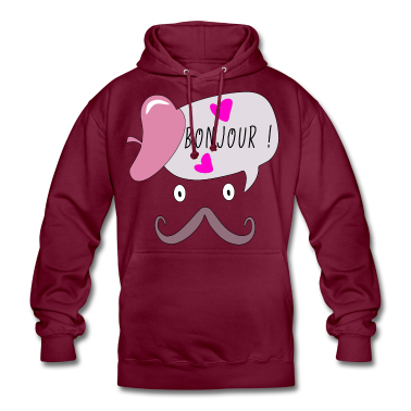 Deutsch LK Hoodie - FRANZÖSISCHE SPRACHE LERNEN BONJOUR FRANKREICH