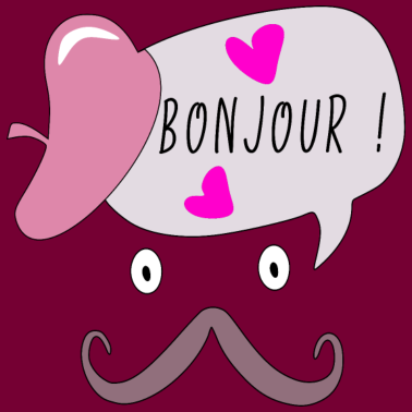 Motiv FRANZÖSISCHE SPRACHE LERNEN BONJOUR FRANKREICH