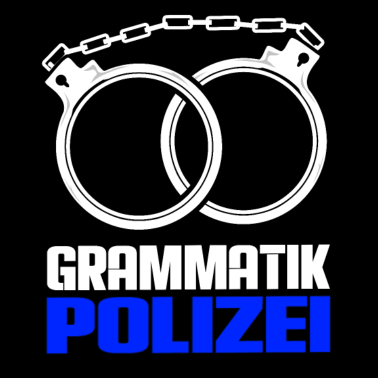 Motiv Grammatik Polizei - Deutschlehrer Geschenkidee