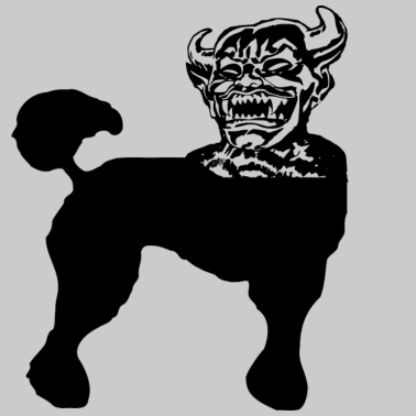 Motiv Goethe Faust -Pudel Mephisto