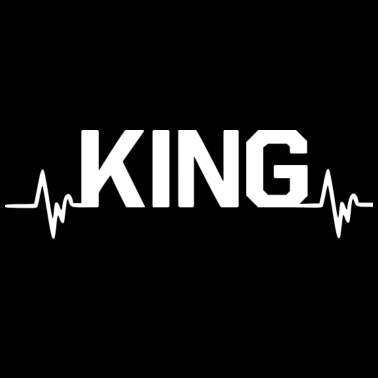 Motiv King Heartbeat King Queen Pärchenlook