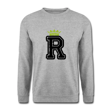King Queen Pullover - buchstabe R krone