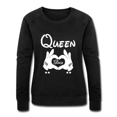 King Queen Pullover - King Queen Hände die ein Herz bilden Queen