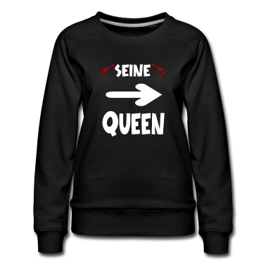 King Queen Pullover - Queen Königin Liebespaar Beziehung Mann und Frau