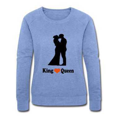 King Queen Pullover - King Herz Queen