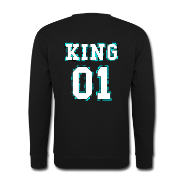King Queen Pullover - King - Queen Pärchendesign