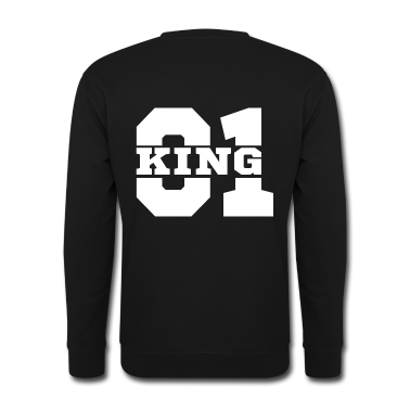 King Queen Pullover - King - Queen Pärchendesign