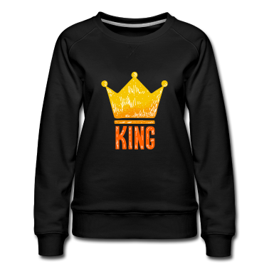 King Queen Pullover - King Queen Partnerlook