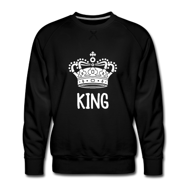 King Queen Pullover - King Queen Partnerlook