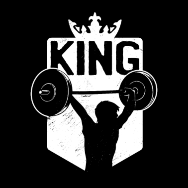 Motiv Krafttraining King und Queen Hanteltraining King