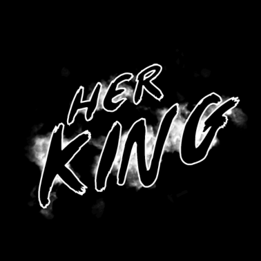 Motiv Her King Splash - schwarz King Queen