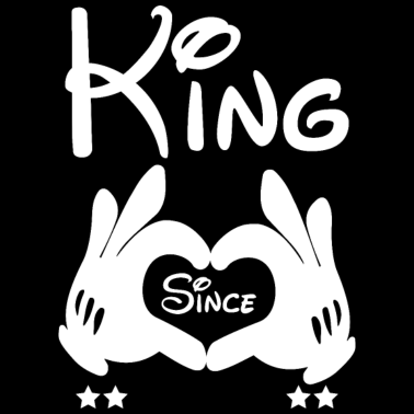 Motiv King Queen Hände die ein Herz bilden King