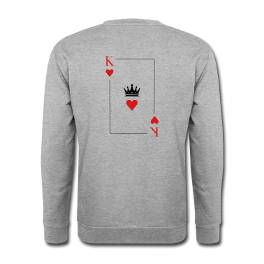 King Queen Pullover - King Logo zum Valentinstag, King and Queen