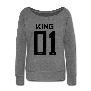 King Queen Pullover - King - Queen Geschenk Geschenkidee