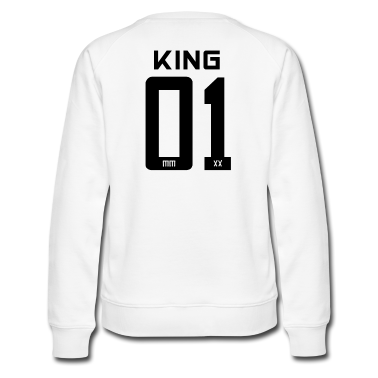 King Queen Pullover - King - Queen Geschenk Geschenkidee