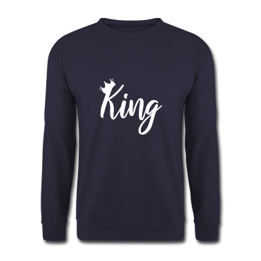 King Queen Pullover - King & Queen Partnerlook Pärchen