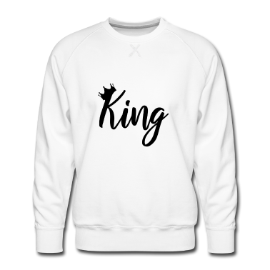 King Queen Pullover - King & Queen Partnerlook Geschenk