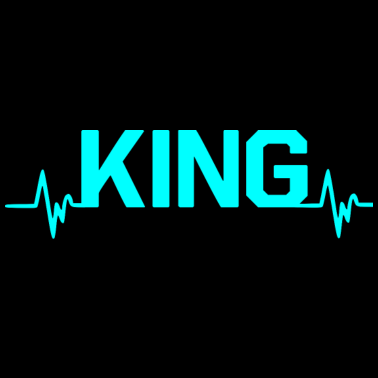Motiv King Heartbeat King Queen Pärchenlook