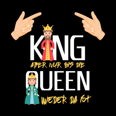 Motiv King Queen Freundin