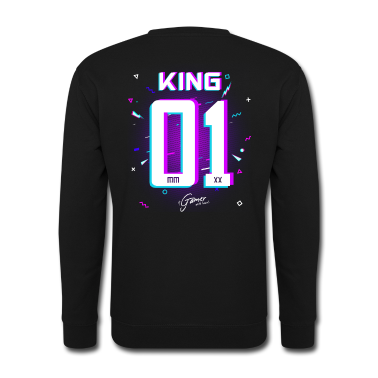 King Queen Pullover - Gamer - King - Queen Geschenk Geschenkidee