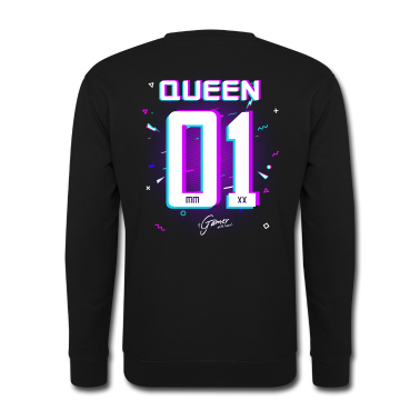 King Queen Pullover - Gamer - King - Queen Geschenk Geschenkidee