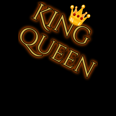 Motiv King Queen partner shirt geschenk