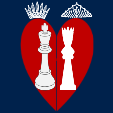 Motiv King Queen Paar