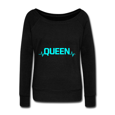King Queen Pullover - Queen Heartbeat King Queen Pärchen Look