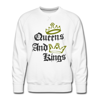 King Queen Pullover - Queens and Kings | Crown | Diadem | King and Queen