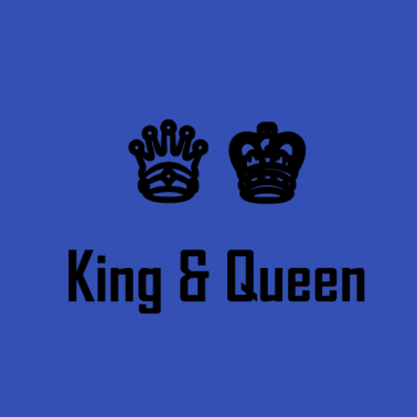 Motiv king and queen