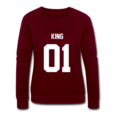 King Queen Pullover - King Weiß