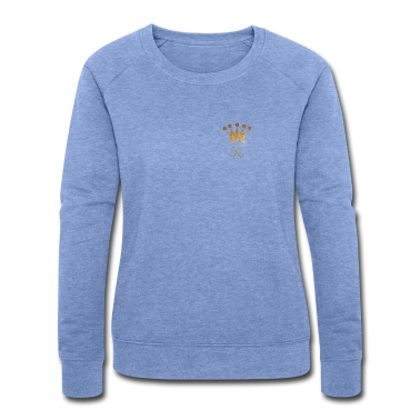 King Queen Pullover - King goldene Krone Partnerlook mit der Queen