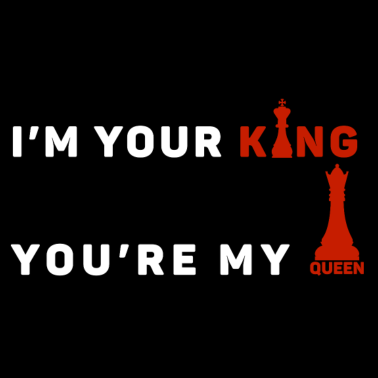 Motiv King Queen Schach Pärchen Liebe Romantisch