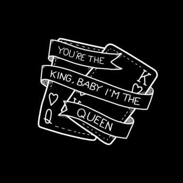 Motiv King Queen Liebe Beziehung Geschenk