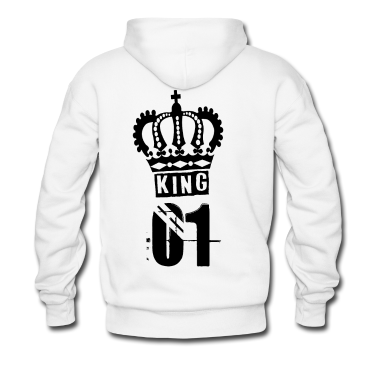 King Queen Hoodie - KING