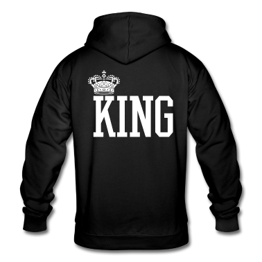 King Queen Hoodie - King - Queen Geschenk Geschenkidee