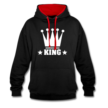 King Queen Hoodie - König